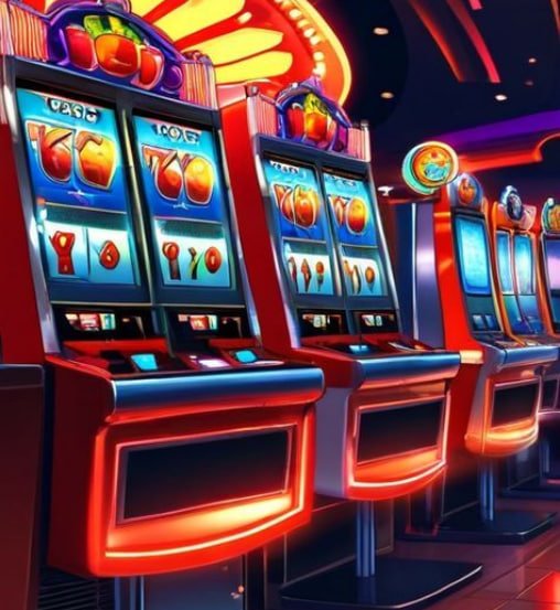 Quickspin slot game interface on jotun platform showing reel symbols and bet controls